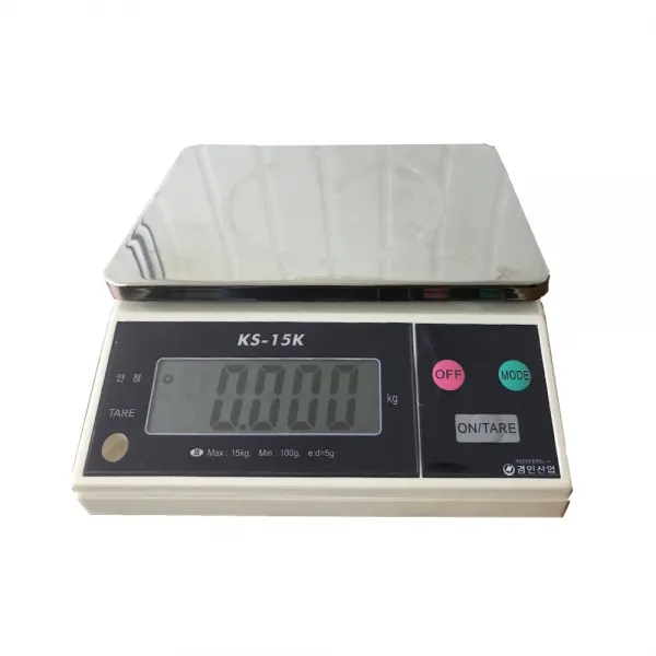 경인산업 양방향 디지털 다용도 전자저울 KS시리즈 KS-15K 최대 15kg 5g 단위, KS-15K, 혼합색상