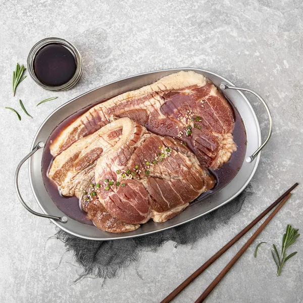칼집 돼지왕구이 1kg 1개