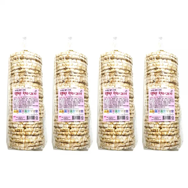 다솔푸드 현미뻥튀기, 170g, 4개
