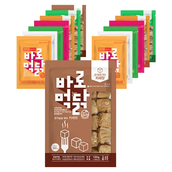 이훈의건강한세상 바로먹닭 닭가슴살 큐브 7종 x 2p, 1세트
