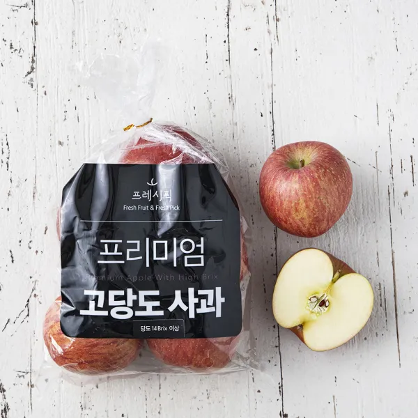 프레시픽 고당도사과, 1.2kg(4~6과 내외), 1봉