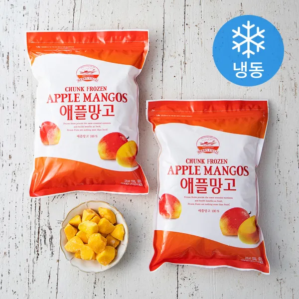 애플망고 (냉동), 1kg, 2봉