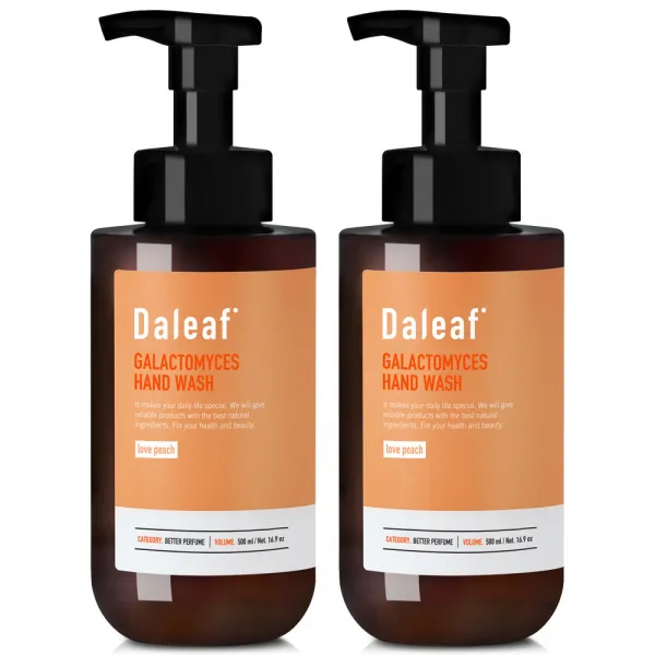 달리프 갈락토미세스 베러 퍼퓸 핸드워시 러브피치, 500ml, 2개