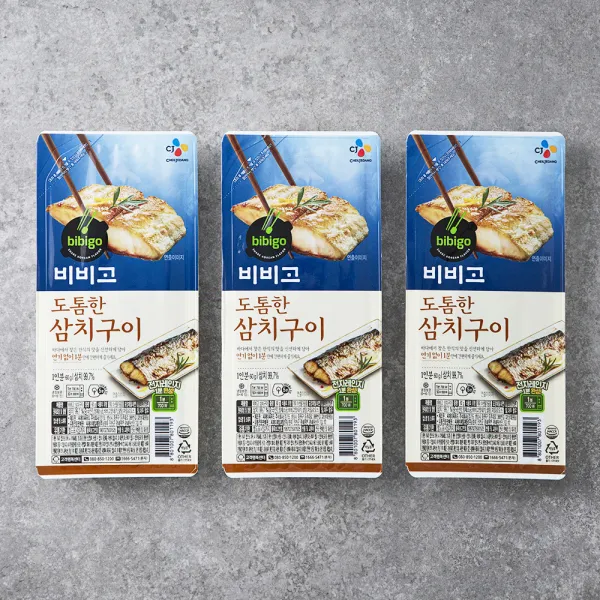 비비고 삼치구이, 60g, 3팩