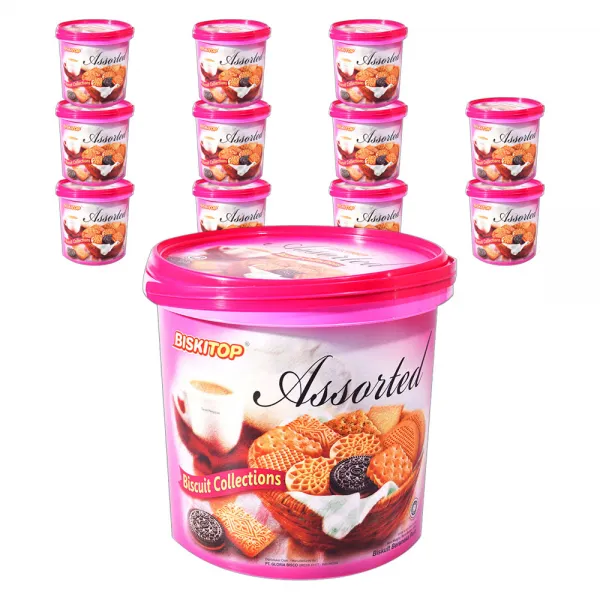 비스키탑 어쏘티드 비스킷 컬렉션, 400g, 12개