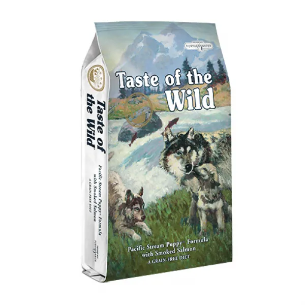 퍼피 Taste Of The Wild 건식 사료 훈제연어 + 고구마 4.5kg