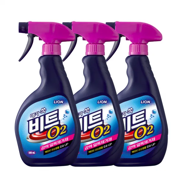 비트 O2 얼룩제거제, 500ml, 3개