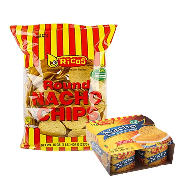 리코스 나쵸 칩 454g + 치즈 소스 100g x 4p 세트, 1세트