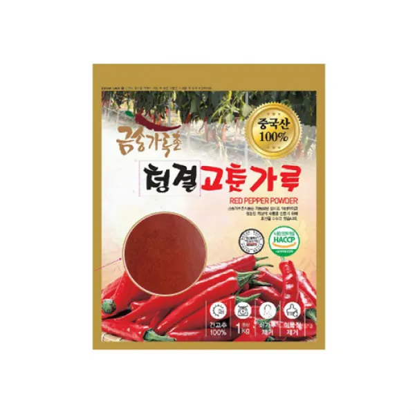금송가루촌 청결 고운 고춧가루, 1kg, 1개