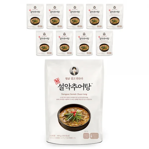 남가네설악추어탕 즉석탕, 450g, 10개