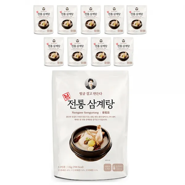 남가네설악추어탕 전통 삼계탕, 1kg, 10개