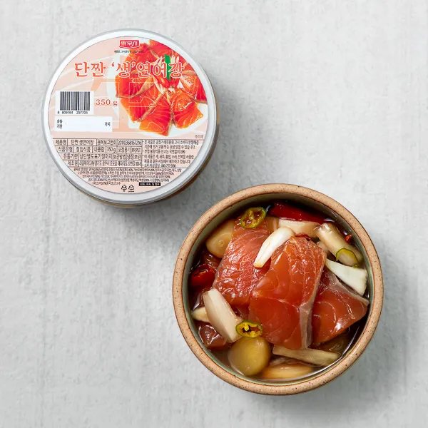 나무새 단짠 생연어장, 350g, 1개
