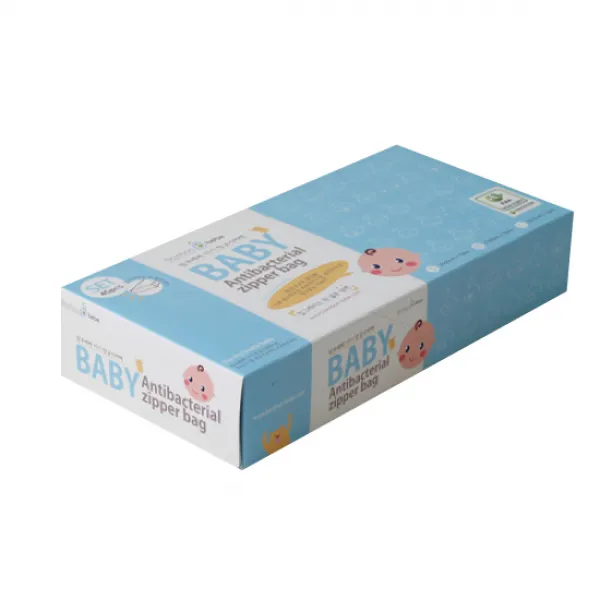 밤부베베 아기 항균지퍼백 밑면형 3종 x 15p 세트, 1세트