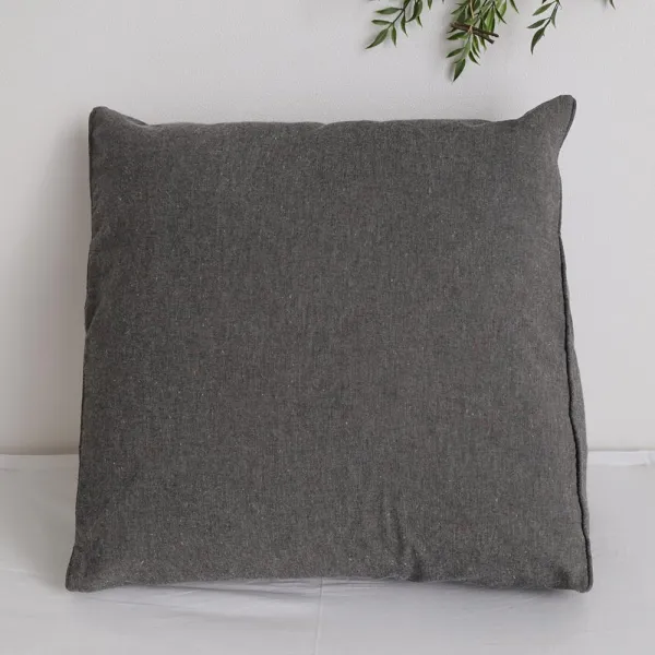 까사베르데 힐링 선염면 삼각 등쿠션 웜그레이