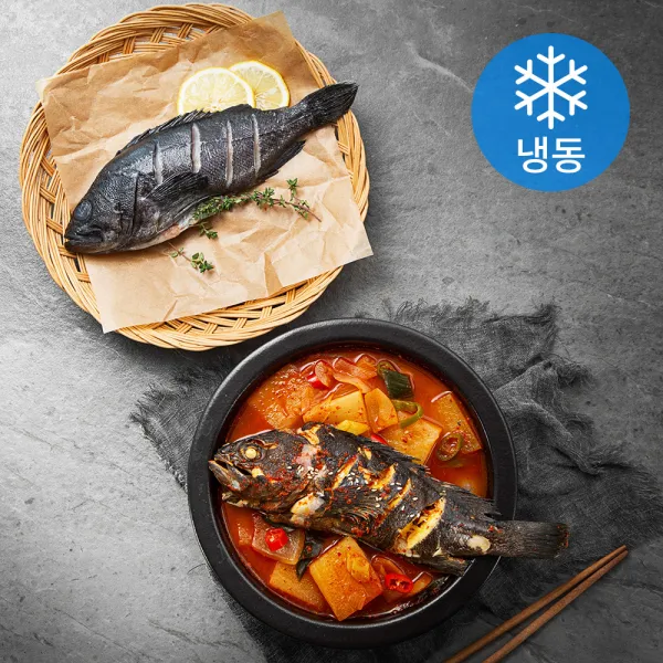 사랑해어 손질 통우럭 냉동 500g 1개