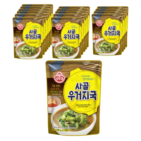오뚜기 사골우거지국, 500g, 18개