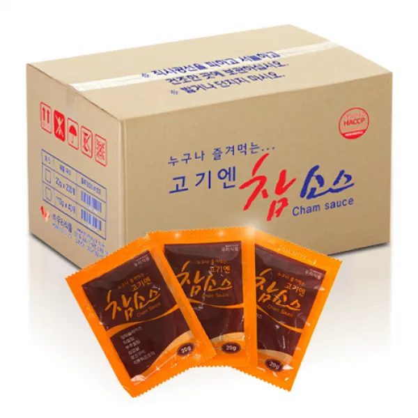 우리식품 고기엔 참소스, 20g, 200개