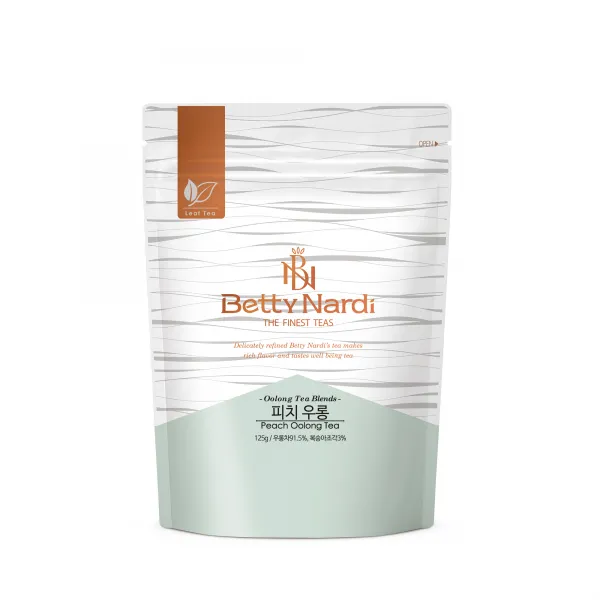 베티나르디 피치 우롱 티 리필 지퍼백 125g 1개