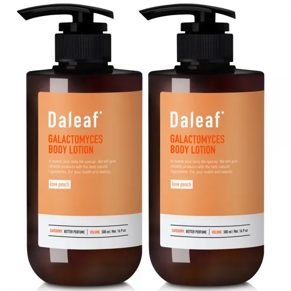 달리프 갈락토미세스 베러 퍼퓸 바디로션 러브피치 500ml 2개