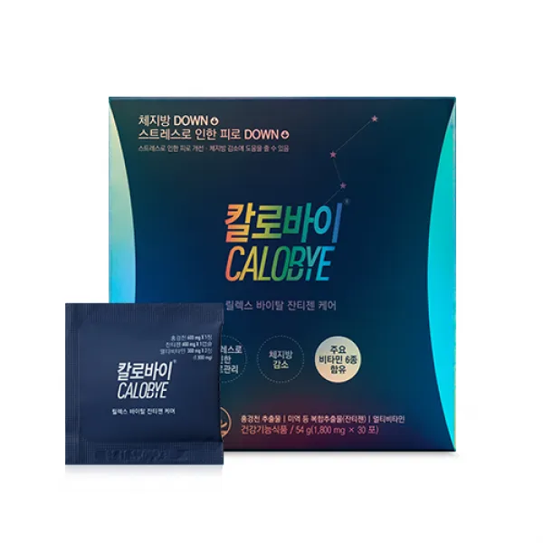 칼로바이 릴렉스 바이탈 잔티젠 케어 다이어트보조제 54g 1개