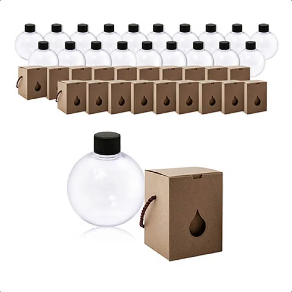 카페로메오 더치 커피 볼형 투명용기 250ml + 사각 박스 세트 20세트