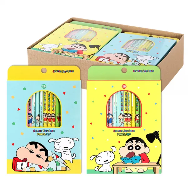 짱구 12본 연필세트 2b 랜덤 발송 12세트