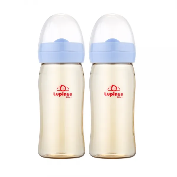 루피너스 Ppsu 젖병 240ml X 2p 노꼭지 블루