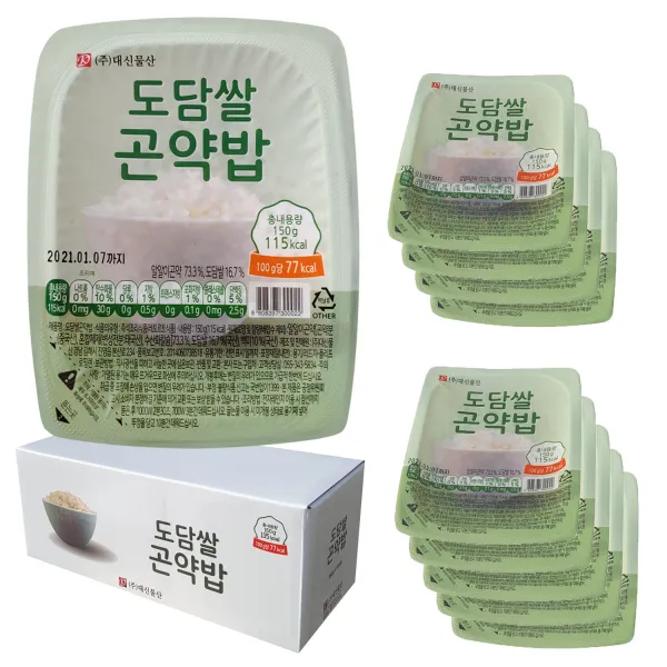 대신곤약 저항전분 도담쌀 곤약밥, 150g, 10개