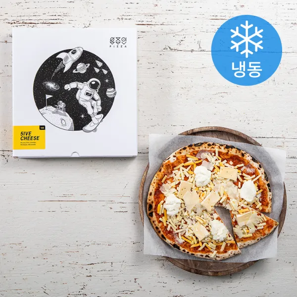 우주인피자 파이브 치즈 (냉동), 414g, 1개