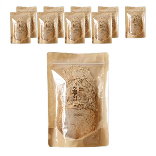 풍심당 현미 + 귀리 + 곤약 누룽지 호롱칩 18p, 125g, 10개