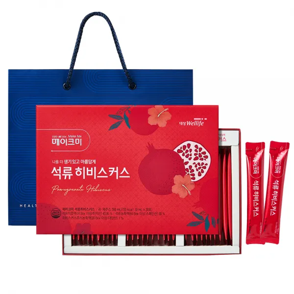 대상웰라이프 메이크미 석류 히비스커스 + 쇼핑백 10ml 30개입