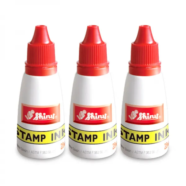 샤이니 불변잉크 3p 적색 28ml