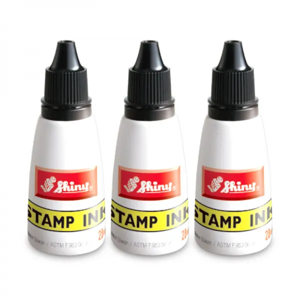 샤이니 불변잉크 3p 먹색 28ml