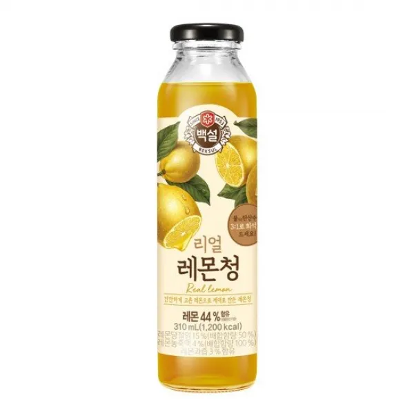 백설 리얼 레몬청, 310ml, 1개