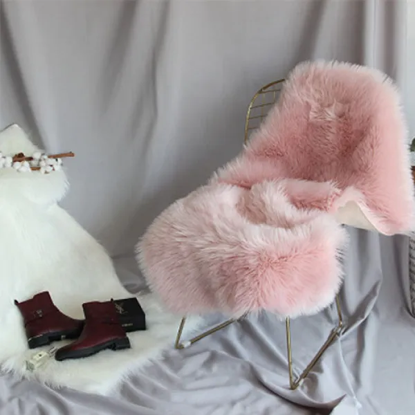 펀타스틱 유럽형 인조 양모 러그 정사각형 + 물결형 세트 랜덤 발송