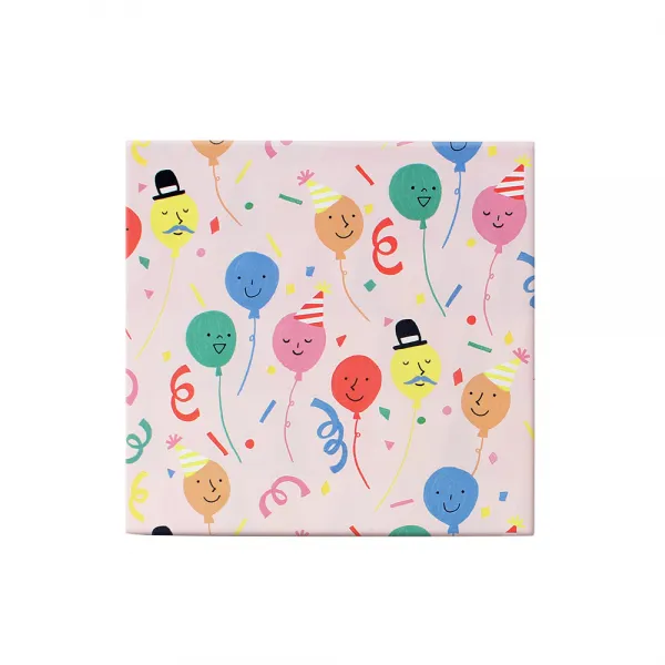 풍선 벌쓰데이 포장지 44 X 61 Cm 혼합색상 20개