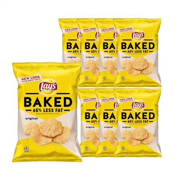 레이즈 오븐 베이크드 오리지날 Less Fat 감자칩 170g 8개