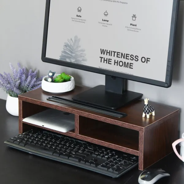 코끼리리빙 모니터 받침대 Ect 4650 브라운