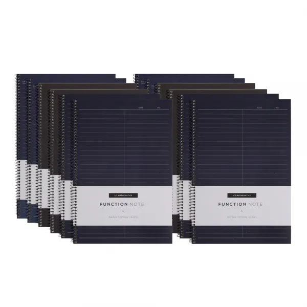 구분선 수학노트 2p + 키포인트 노트 2p + 그리드 노트 3mm 2p 세트 N114 블루 키포인트 노트 네이비 수학노트 브라운 그리드 노트 2세트