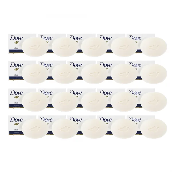 도브 화이트 뷰티바 클렌징 비누, 100g, 20개