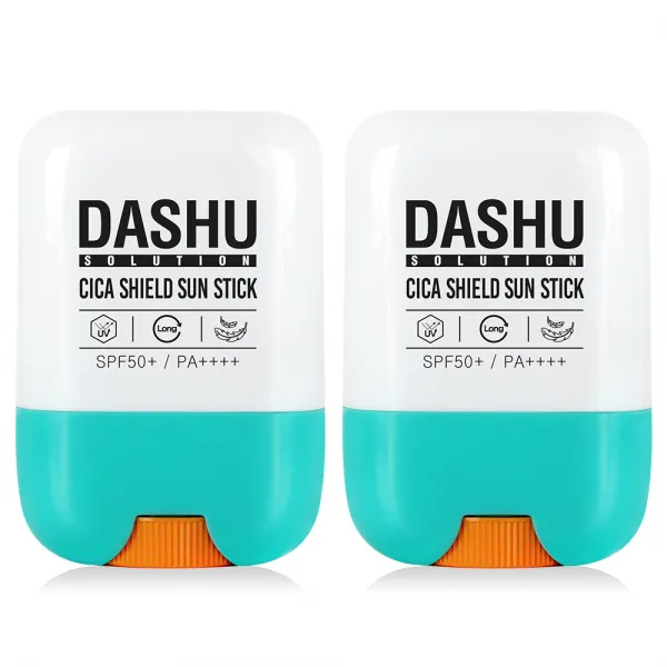 다슈 솔루션 시카 쉴드 선스틱 SPF50+ PA++++, 19g, 2개