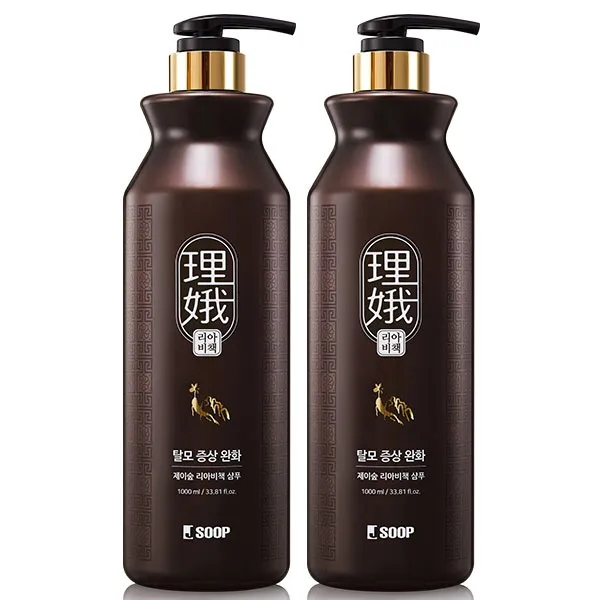 제이숲 리아비책 탈모 샴푸, 1000ml, 2개