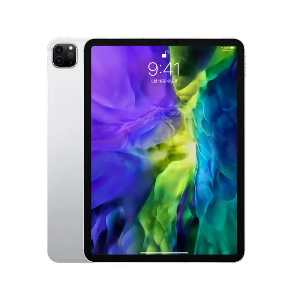 Apple 2020년 iPad Pro 11 2세대 Wi‑Fi + Cellular 256GB, MXE52KH/A, Silver