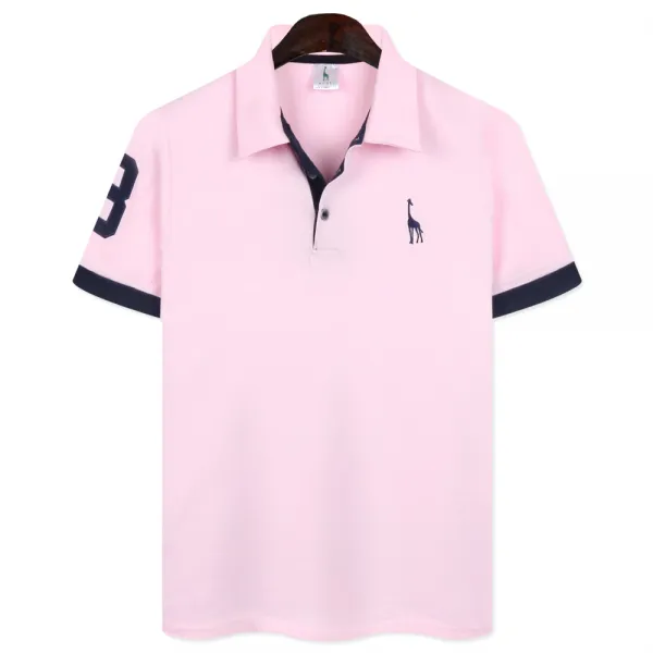 네스파 기린 반팔 카라 티셔츠 Sci_0009