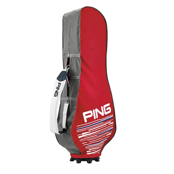 핑 2019년 Travel 경량 캐디백 커버 레드