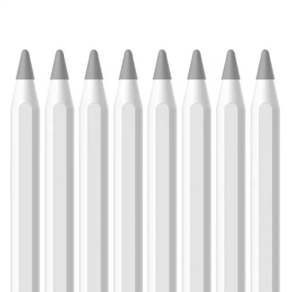 디씨네트워크 애플펜슬 팁 커버, 그레이, 8개