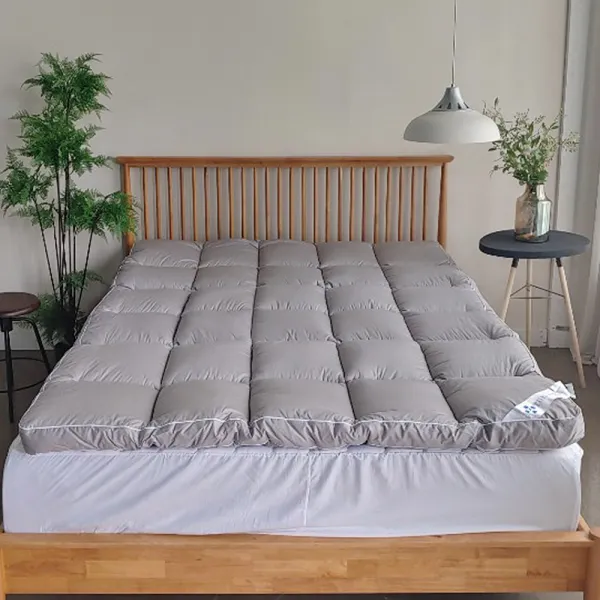 오뜨 스페이스샾 슬립케어 순면 숙면토퍼 연그레이