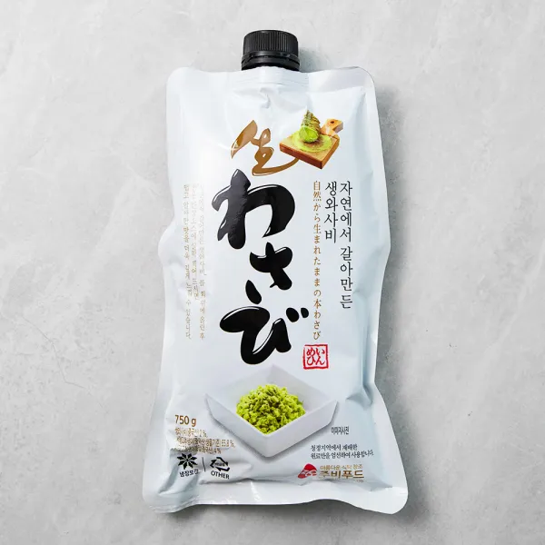 주비푸드 자연에서 갈아만든 생와사비, 750g, 1개