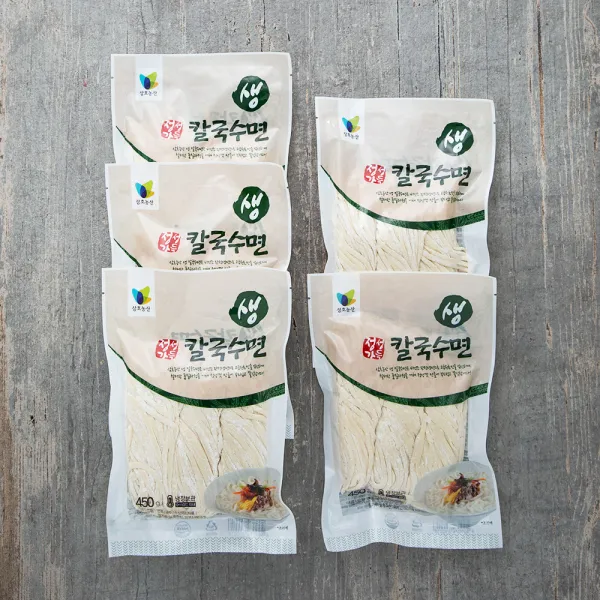 삼호농산 생 칼국수 면 450g 5개