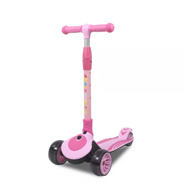 알파카 크레용 접이식 킥보드 2019년 파스텔핑크